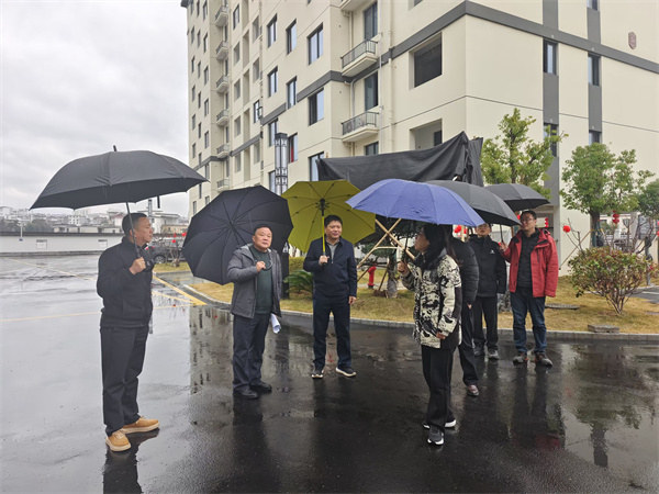 2月20日，洪董陪同詹凱縣長一行調(diào)研七川安置區(qū).jpg