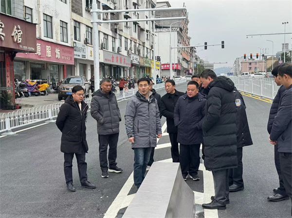 1月21日，洪董，張總陪同王奇勇縣長(zhǎng)一行調(diào)研新安路跨鐵路橋.jpg